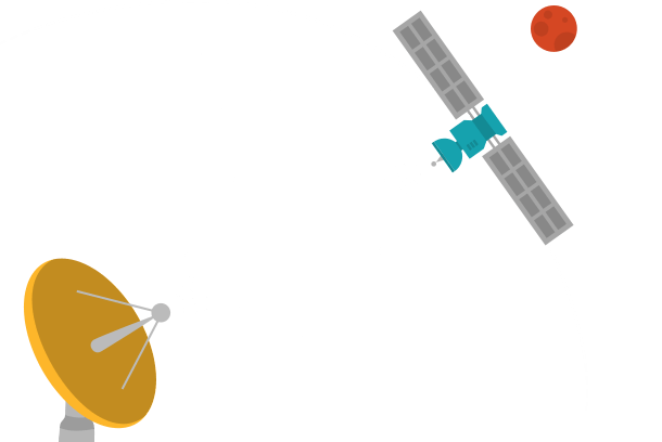 Satellite et radar, communication depuis l'espace