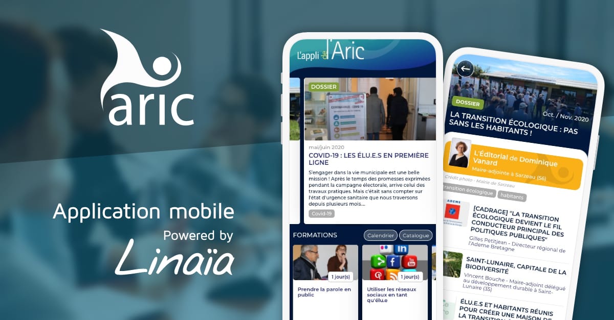Aric Shillingburg ARIC — Application mobile PWA pour élus et collectivités | Linaïa Rennes